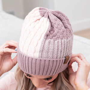 CC Color-Blocking Beanie ( HAT-2065 )