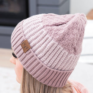 CC Multi-Color Blocking Beanie ( HAT-2065 )