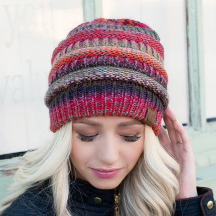 CC Comfy Striped Beanie ( HAT-705 )