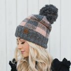 Dark Melange Grey/Indi Pink