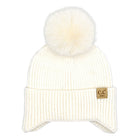 CC Toasty and Warm Pom Ear Flap Kids Beanie ( KD-HTC0078 )