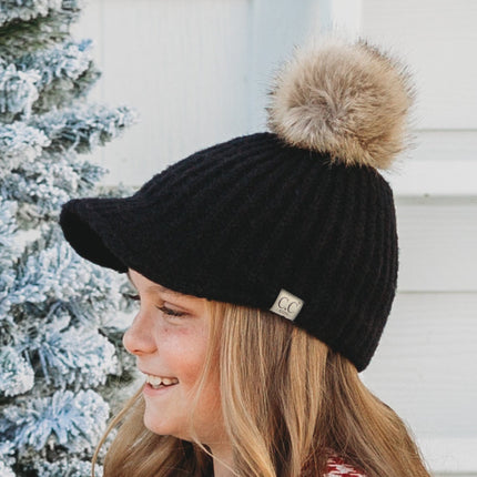 CC Knitted Kid Ball Cap ( KIDS-2036 ) ( YJ-2036 )