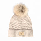 CC Kids Criss-Cross Suede Patch Beanie ( KIDS-2060 ) ( HAT-2060 )