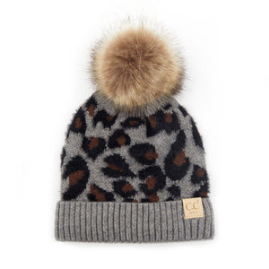 CC Kids Leopard Beanie ( KIDS-2061 ) ( HAT-2061 )