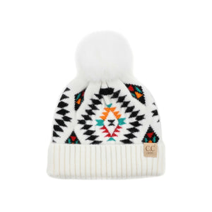 CC Southwest Print Kids Beanie ( KIDS-3001 ) ( HAT-3001 )