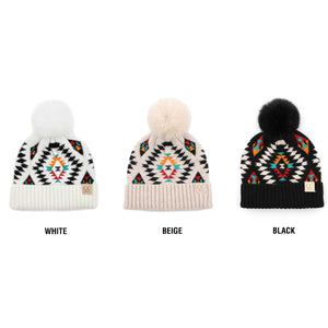 CC Southwest Print Kids Beanie ( KIDS-3001 ) ( HAT-3001 )