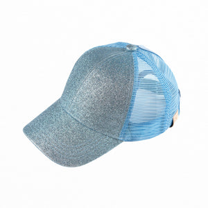 CC Kids Glitter Pony Caps ( KIDS BT-6 ) (BT-6 )