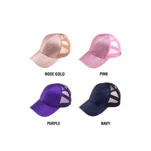 CC Kids Glitter Pony Caps ( KIDS BT-6 ) (BT-6 )