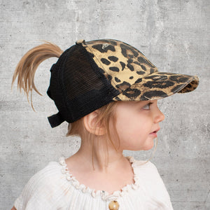 CC Kids Criss-Cross Pony Cap ( KIDS BT-780 ) ( BT-780 )