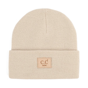 CC Kids Classic Ribbed Beanie ( KIDS-HTM-1 )