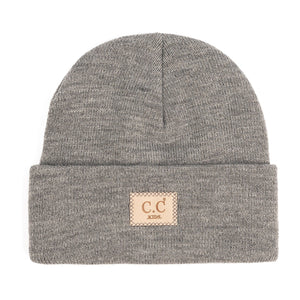 CC Kids Classic Ribbed Beanie ( KIDS-HTM-1 )