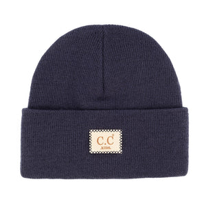 CC Kids Classic Ribbed Beanie ( KIDS-HTM-1 )