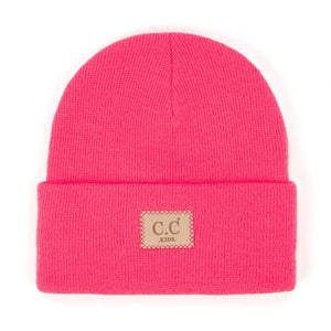 CC Kids Classic Ribbed Beanie ( KIDS-HTM-1 )