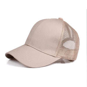 CC Solid Mesh Pony Cap ( BT-4 )