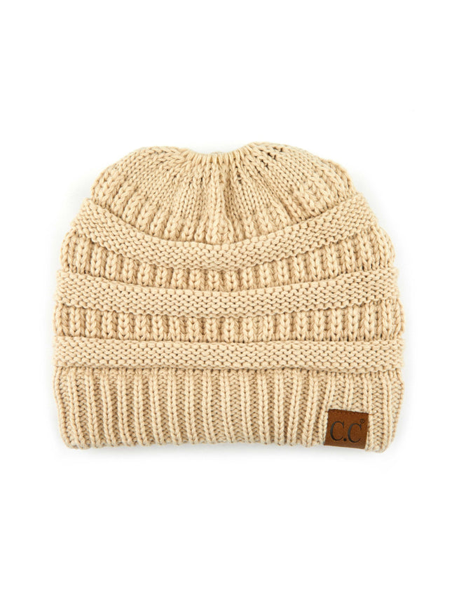 CC Messy Bun/Pony Beanie ( MB-20A )