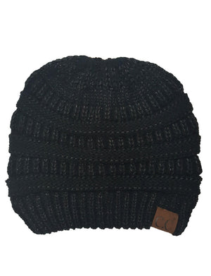 CC Bun Metallic Beanie ( MB-20M )