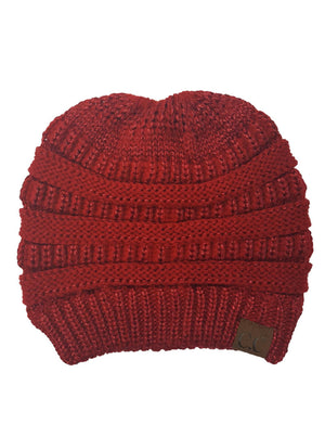 CC Bun Metallic Beanie ( MB-20M )