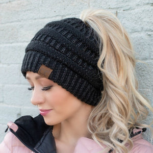 CC Bun Metallic Beanie ( MB-20M )