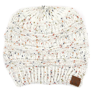 CC Cozy Confetti Bun Beanie ( MB-33 )