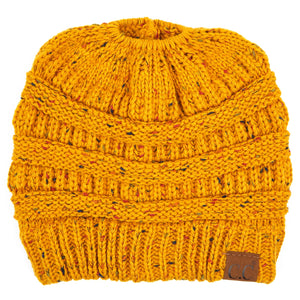 CC Cozy Confetti Bun Beanie ( MB-33 )