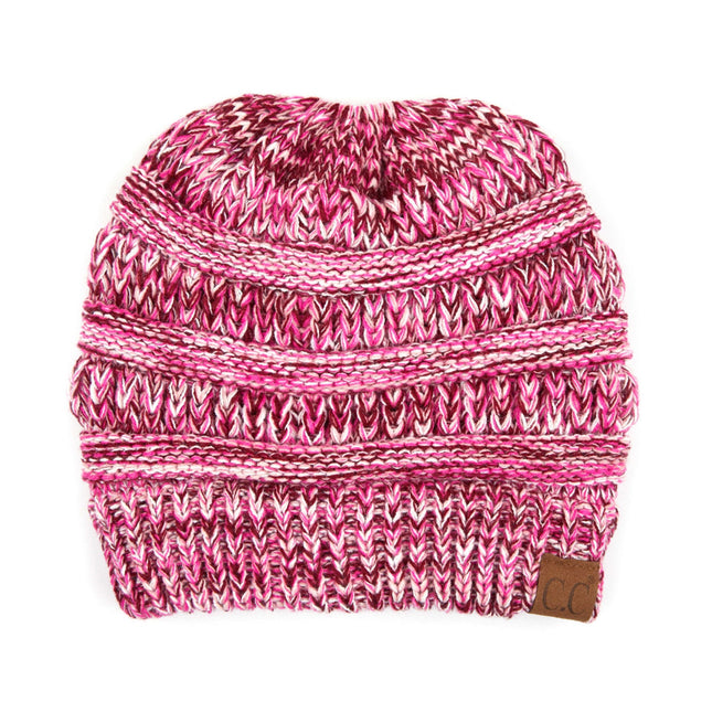 CC Crafted Multi-Toned Bun Beanie ( MB-816 )