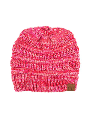 CC Crafted Multi-Toned Bun Beanie ( MB-816 )