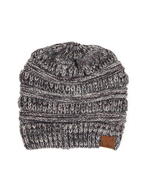 CC Crafted Multi-Toned Bun Beanie ( MB-816 )