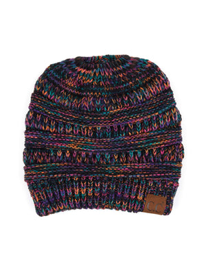 CC Crafted Multi-Toned Bun Beanie ( MB-816 )