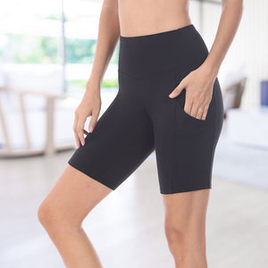 Tummy Control Biker Short  | Cell Phone Pocket
