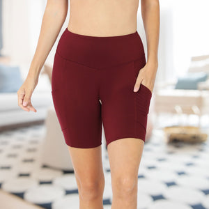 Tummy Control Biker Short  | Cell Phone Pocket