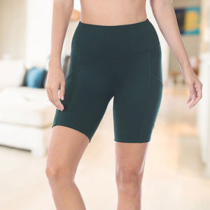 Tummy Control Biker Short  | Cell Phone Pocket