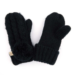 CC Kids Pom Mittens ( KIDS MT-24 )