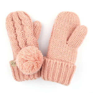 CC Kids Pom Mittens ( KIDS MT-24 )