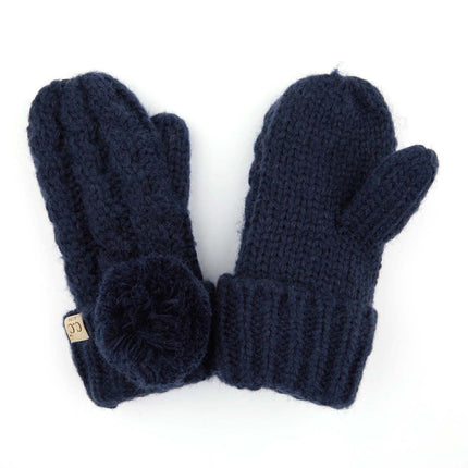 CC Kids Pom Mittens ( KIDS MT-24 )