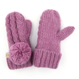 CC Kids Pom Mittens ( KIDS MT-24 )