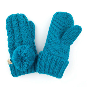 CC Kids Pom Mittens ( KIDS MT-24 )