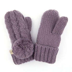 CC Kids Pom Mittens ( KIDS MT-24 )