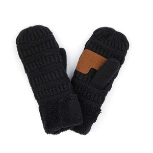 CC Kids Sherpa Lined Mittens ( MT-25 KIDS )