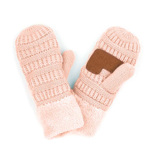 CC Kids Sherpa Lined Mittens ( MT-25 KIDS )