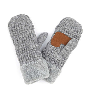 CC Kids Sherpa Lined Mittens ( MT-25 KIDS )