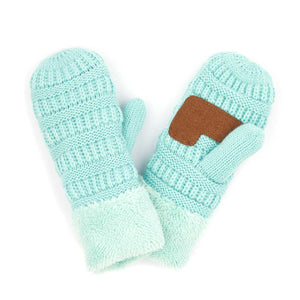 CC Kids Sherpa Lined Mittens ( MT-25 KIDS )