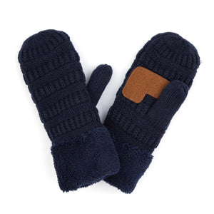 CC Kids Sherpa Lined Mittens ( MT-25 KIDS )