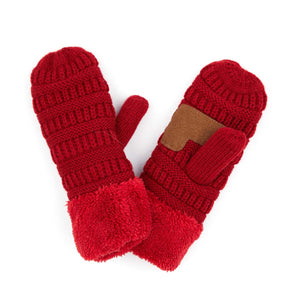 CC Kids Sherpa Lined Mittens ( MT-25 KIDS )