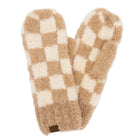 CC Checkered Boucle Oh-So-Soft Mittens ( MT-4011 )