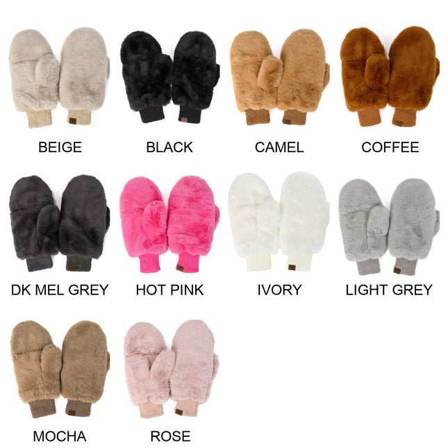 CC Sherpa Touchscreen Accessible Mittens ( MT-715 )