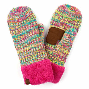 CC Crafted Multi Color Mittens - 2 Sizes ( MT-816 ) ( JUNIOR-MT-816 )