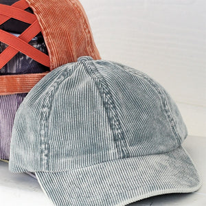 CC Stone-Washed Corduroy Cap ( BT-1014 )