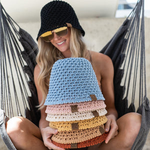 CC Crochet Knit Hat | Foldable ( BK-3934 )