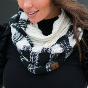 CC Buffalo Plaid Scarf ( SF-55 )