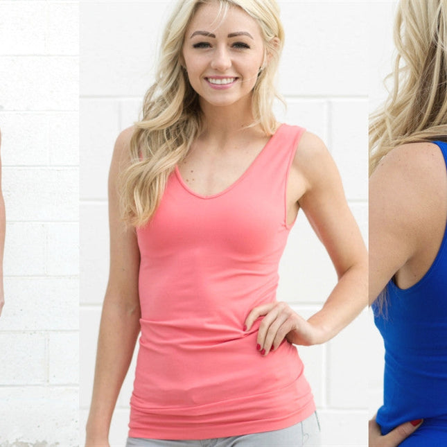 Reversible V-Neck & Crew In One Tanks ( STK-366 ) ( SD-F3006 )